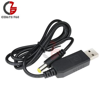 5.5x2.1mm DC To USB 2.0 Converter Cable 5V To 12V Step Up Power Charging Cable DC Plug Connector Jack for Mobile Power Bank