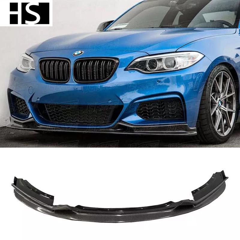 BMW 2 Series F22 F23 3D Style Carbon Fiber Front Lip/Shovel.