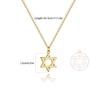 Exquisite Stainless Steel Hexagram and Cross Chain Choker Necklace