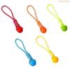 K1AE Pet Teething Toy Teething Ball Molar Pet Chew Dental Cleaning Toy Interactive Reward Molar Toy for Puppies