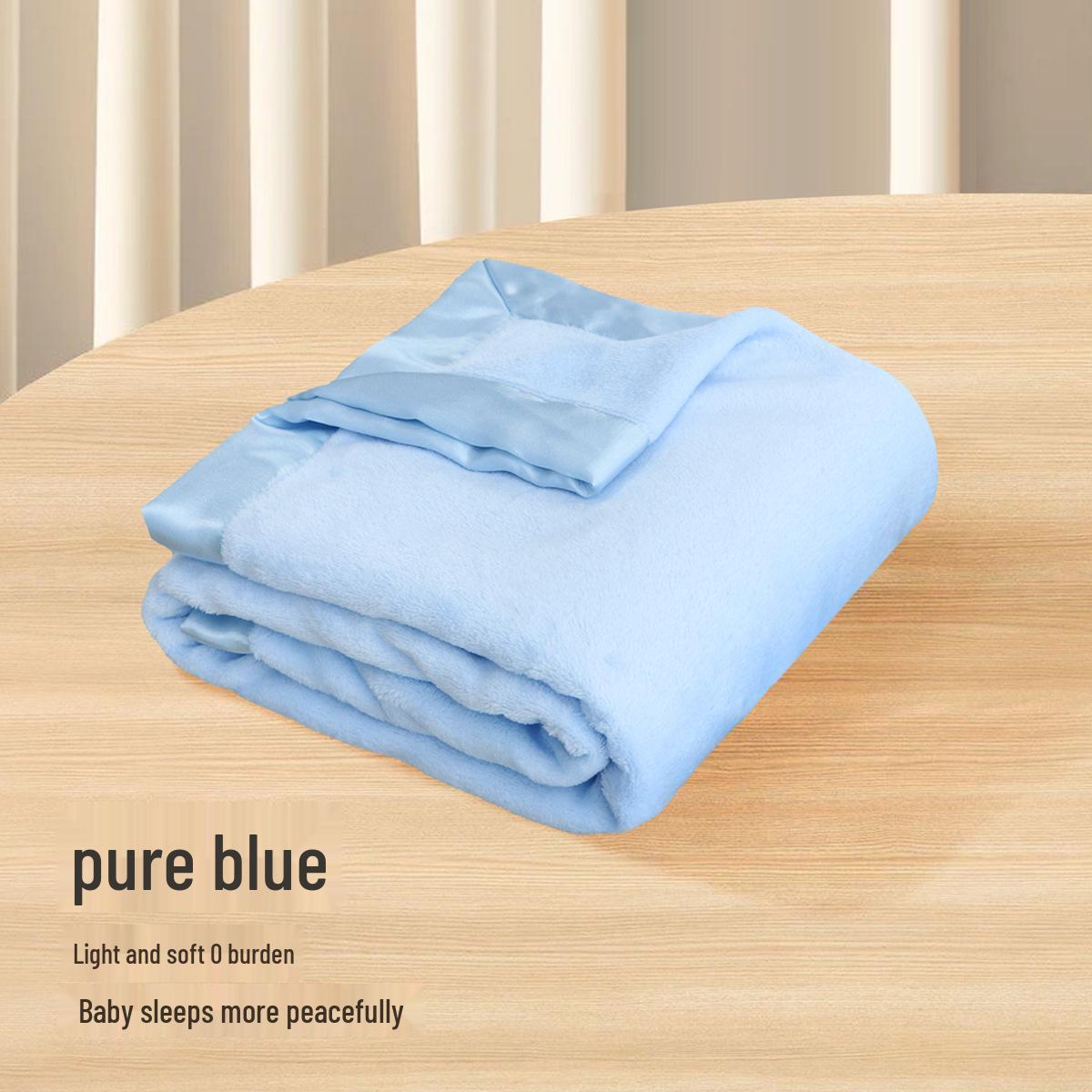 

Комфортное фланелевое одеяло для младенцев и малышей с атласной окантовкой 90x90 cm