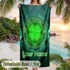 Beach Towel Celtic FC Print Custom Name Text Soft Towel for Swimming Pool