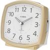 (Casio) Alarm Clock Radio Controlled Clock Table Clock Gold Analog Light Champagne Gold TQ-...