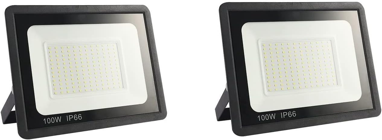 

of IP66 Waterproof LED Floodlight Work Light Compatible with 100W 15000LM Flood Light Energy Saving High Brightness Grounded Plug PSE Compatible Cord