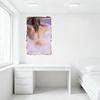 Sexy Blonde Woman Bathtub Purple Bubbles Sponge Vintage Distressed Metal Tin Sign Wall Decor for Bar Home 8x12 Inch