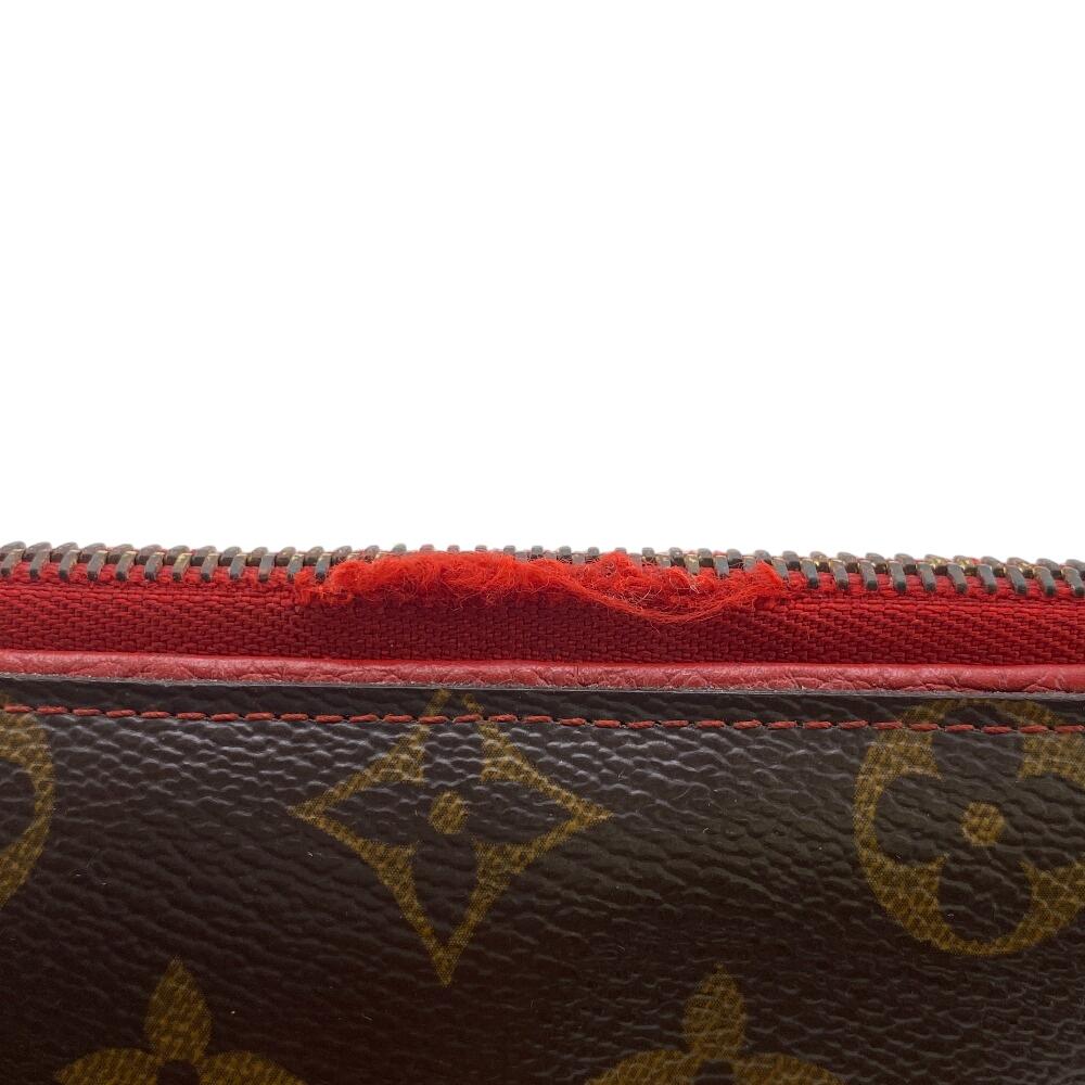 Louis Vuitton M61452 Zip Around Monogram Retiro Daily Organizer Purse Brown Monogram Unisex Used