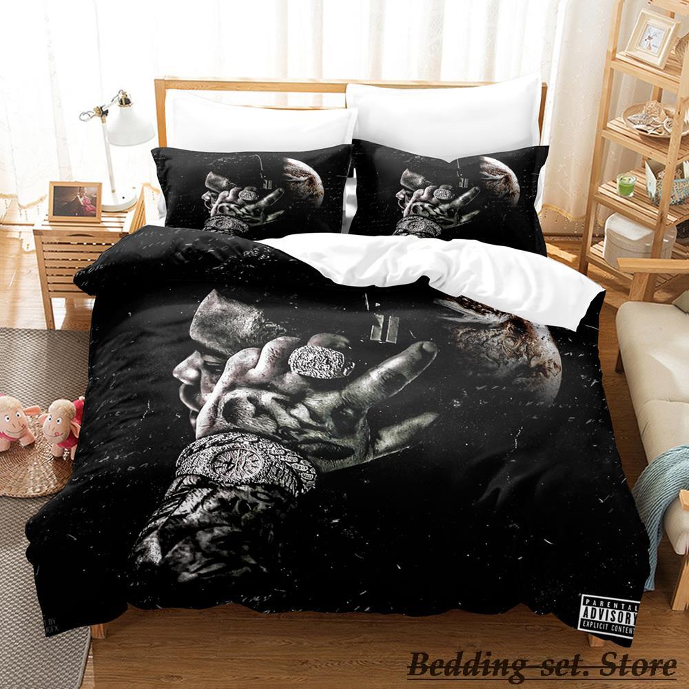 New Rod Wave Bedding Set Single Twin Full Queen King Size Bed Set Adult Kid Bedroom Duvetcover Sets Anime Parure De Lit Bed