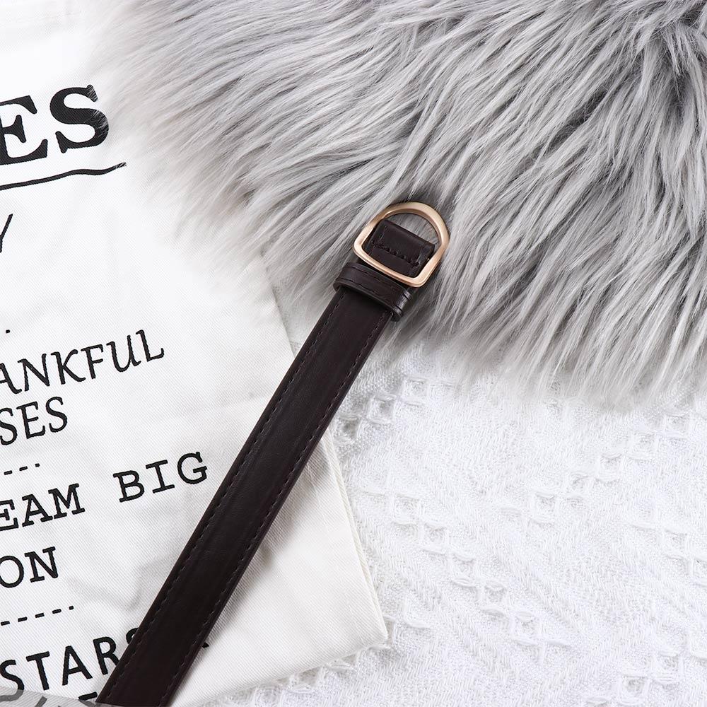 Gift Dress New Designer Women Female Thin Belt PU Leather Belts Waist Strap No-hole Buckle