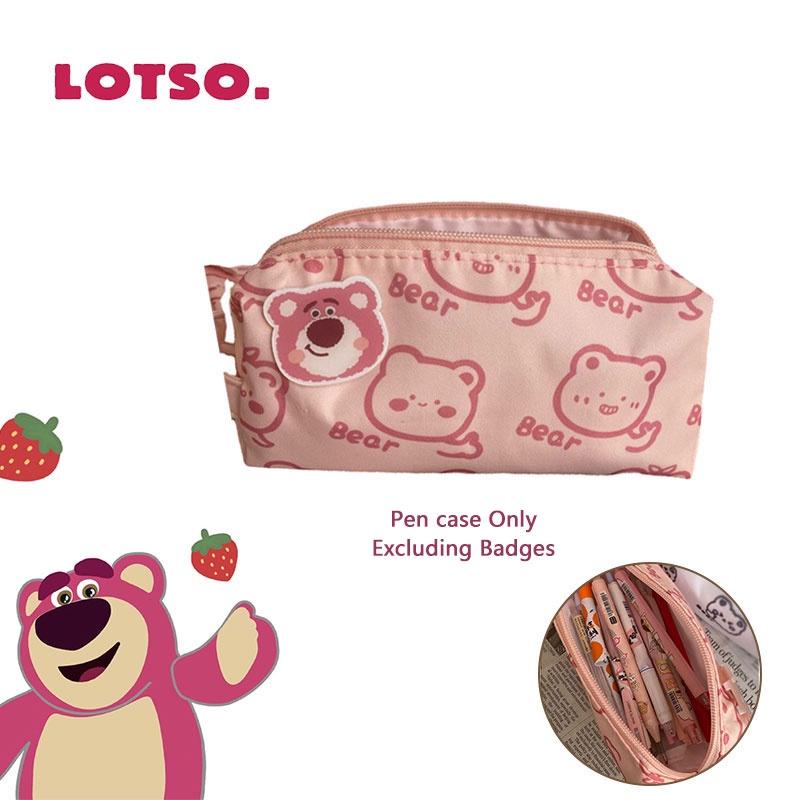 Lotso Pencil Zipper Case Cute Little Bear Largecapacity Student Stationery