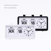 Vintage Mechanical Alarm Clock Date Week Table Clock  For Living Room