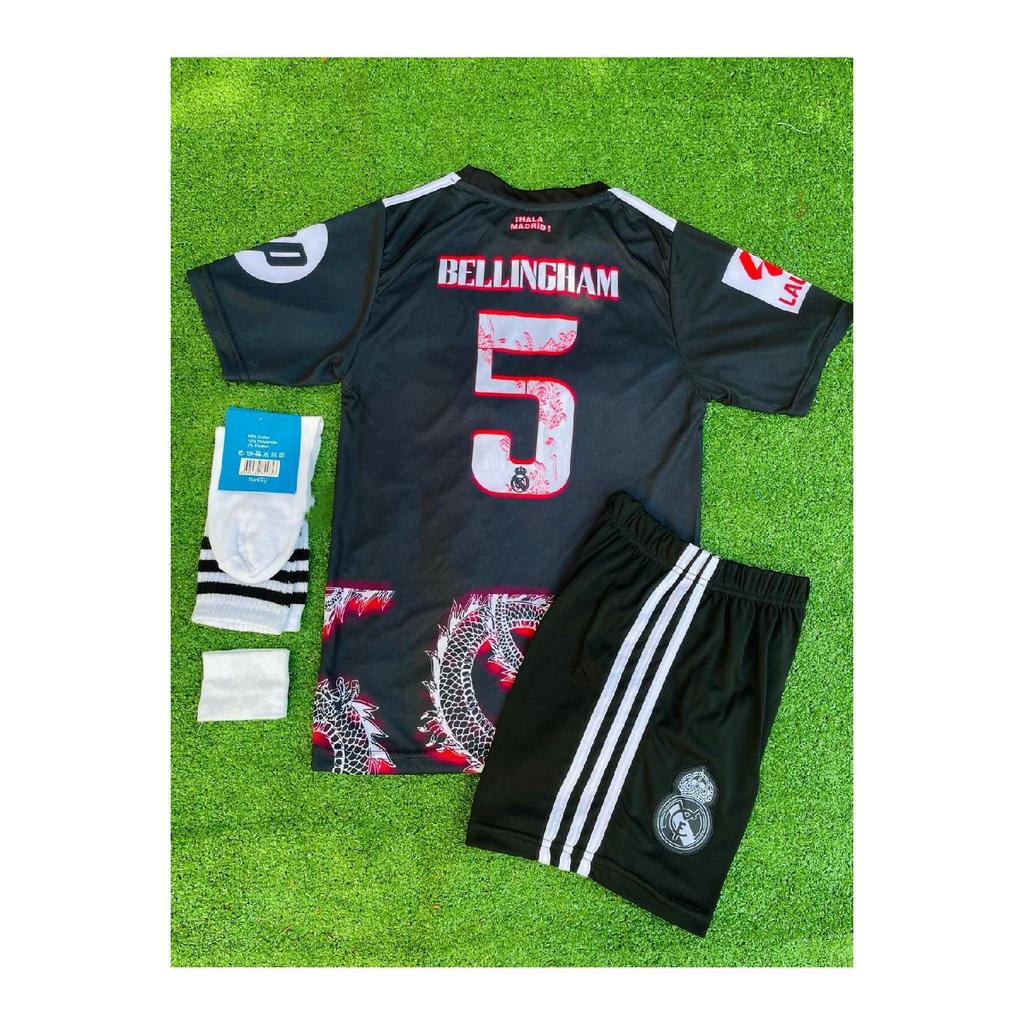 Realmadrid 2024/25 New Season Jude Bellingham Concept Child Children Child 4 (black-red)