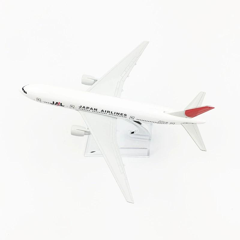 Modello di Aereo in Scala 1/400 da 16cm B777 Japan Air Airways Metallo Pressofuso Modello Statico di Aeroplano Giocattolo da Collezione e Esposizione Regalo