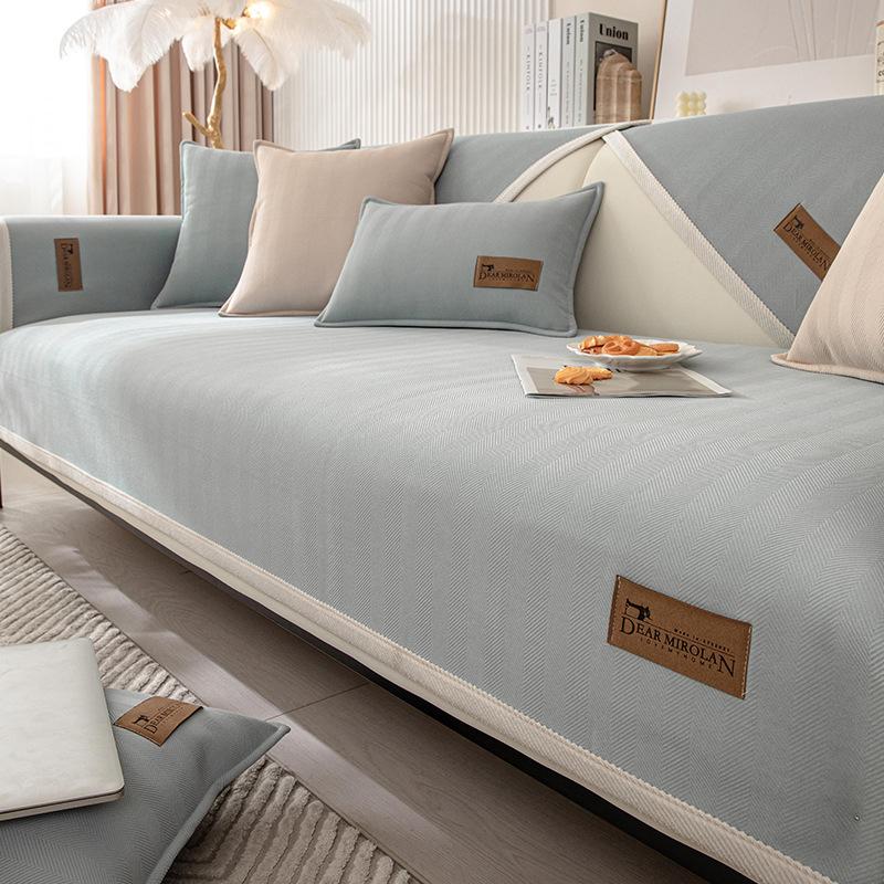 INS Style Sofa Cushion Four Seasons Universal Simple Modern Sofa Cover Cloth Non-Slip Sofa Cover Cover Cloth Backrest