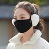 Windproof Mouth Cover Cold-proof Face Mask Fashion 2-in-1 Mask & Earmuffs  for Outdoor Activities