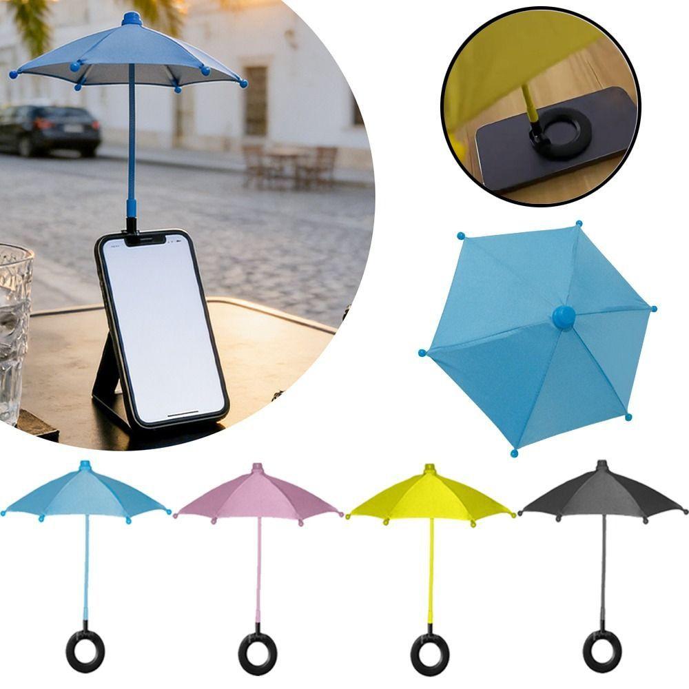 Flexible Angle Design Phone Umbrella Sun Shade Magnetic Phone Stand  Cycling Protection