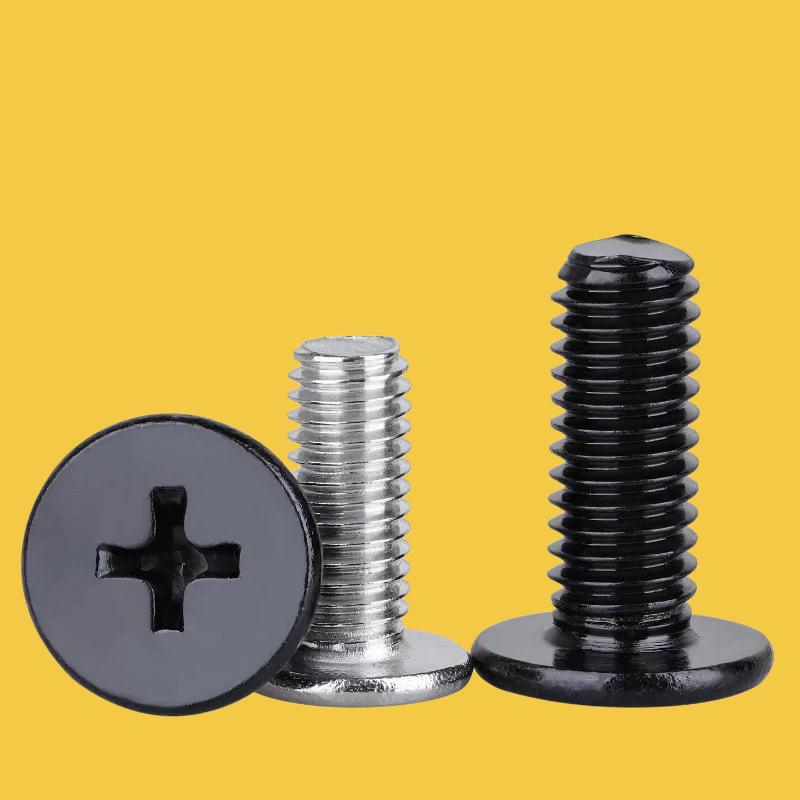 304CM Stainless Steel Phillips Flat Head Machine Screw - Thin Head for Computer Case