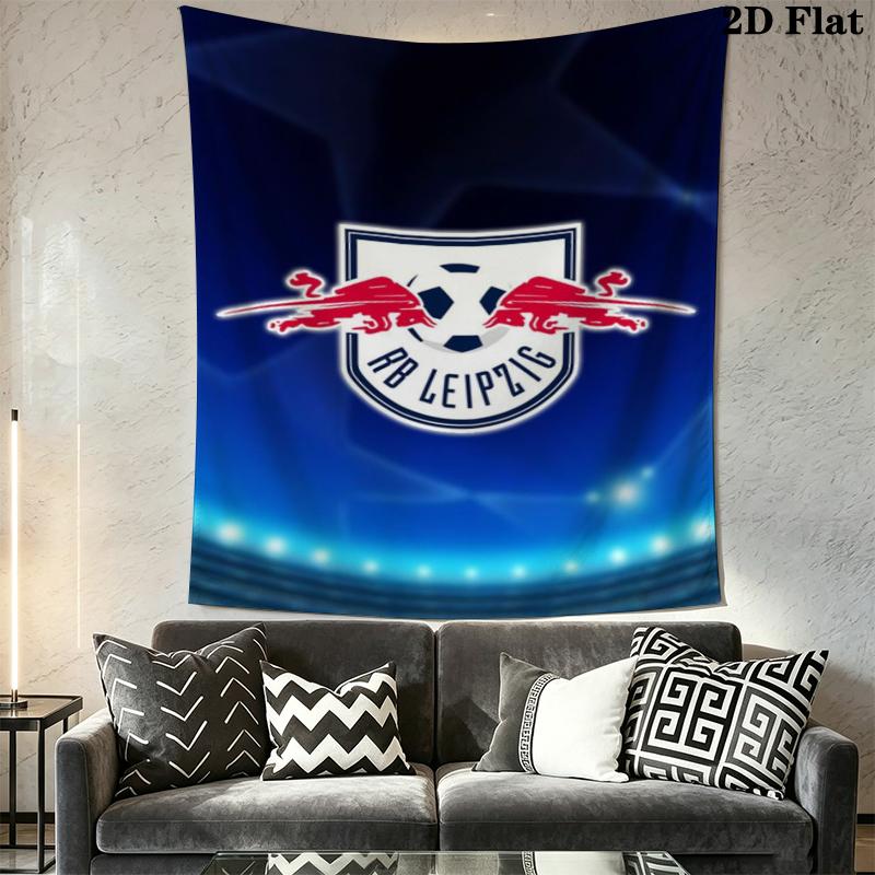 RB Leipzig Wall Tapestry Aesthetic Wall Hanging Printed Fabric Blanket Decorative Tapestries for Bedroom Living Room Home Decor