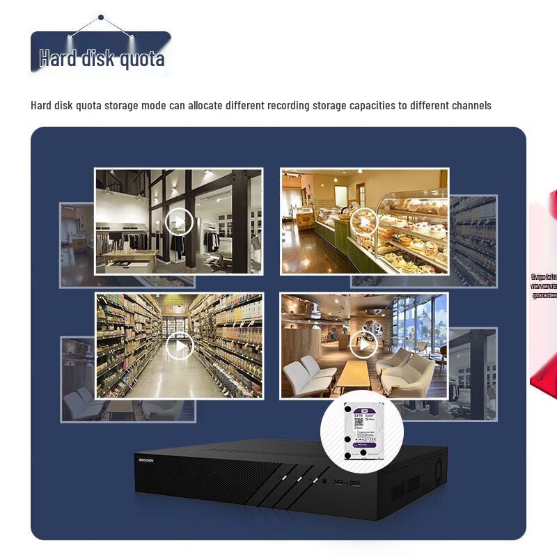 Hikvision DS-7908N-R4 8-Channel 4K NVR CN plug (adapter included)