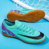 Novas Chuteiras de Futebol Masculinas Ultraleves Antiderrapantes Chuteiras de Futebol Sapatos de Futebol Trainers TF de Alta Qualidade Mais Vendidos Futsal Uso Indoor Jogo
