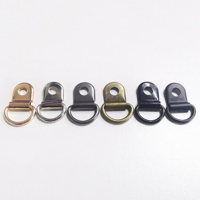 Multipurpose D Rings Eyelet Rivet Clasps Rustproof Metal Carabiner Easy Disassemble D Rings Mountaineering Buckle