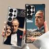 The Godfather TV Plating Phone Case For Samsung Galaxy S24 S25 FE S26 Edge S23 Ultra S22 S21 Plus S20 Anti-Fall Airabag Cover