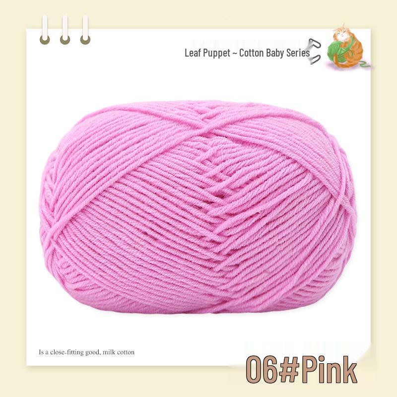 Yao Ou Handmade Crochet Flower Bouquet DIY Kit with 4-ply Combed Cotton Yarn