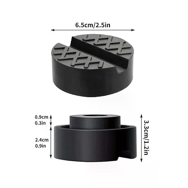 Universal Car Jack Rubber Pads Lift Jack Stand Pad Floor Slotted Car Jack Rubber Pad Frame Protector Adapter Jacking Tool