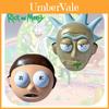 Máscara de PVC Engraçada do Professor Rick And Morty Para Halloween Cosplay