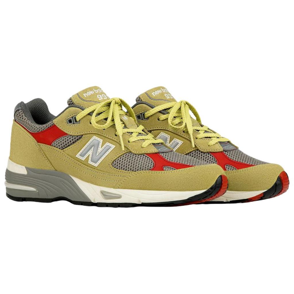 New Balance Aime Leon Dore X  Nb 991 Made In Uk Comfortable Fitting Running Shoes Unisex sneakers Sand-Yellow M991LD1