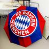 1PC Munich FC Crest Printed Umbrella Folding Umbrella, Automatic Umbrella 8-Frame for Travel, Camping Fan Gifts Christmas Gifts