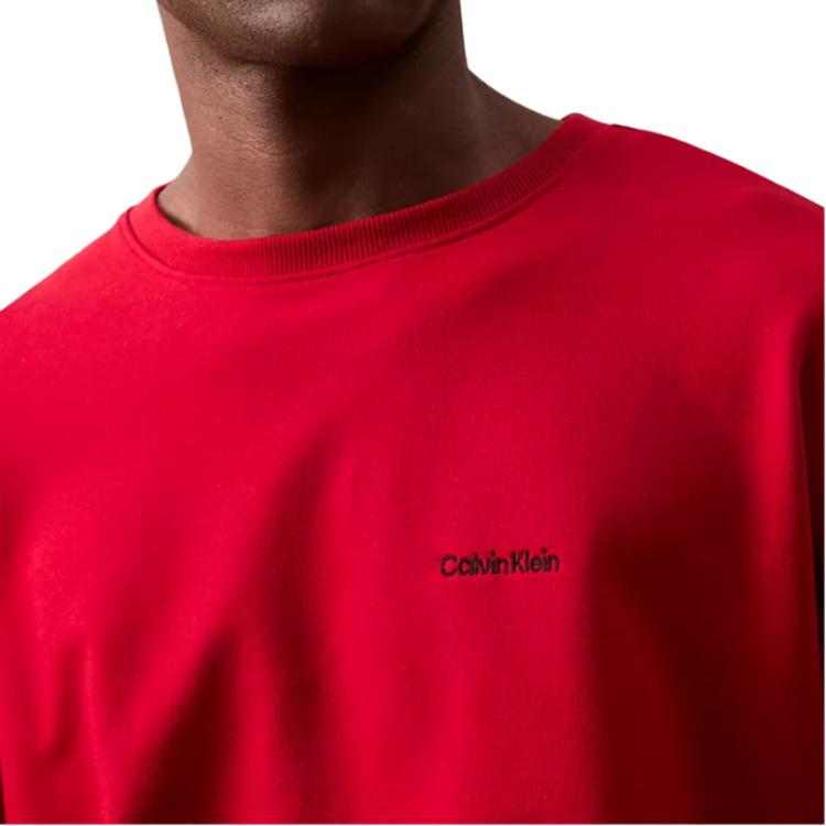 

Calvin Klein Minimalist Comfortable Versatile Casual Long Sleeve Sweatshirt Men sweatshirt Red NM2841-600 S