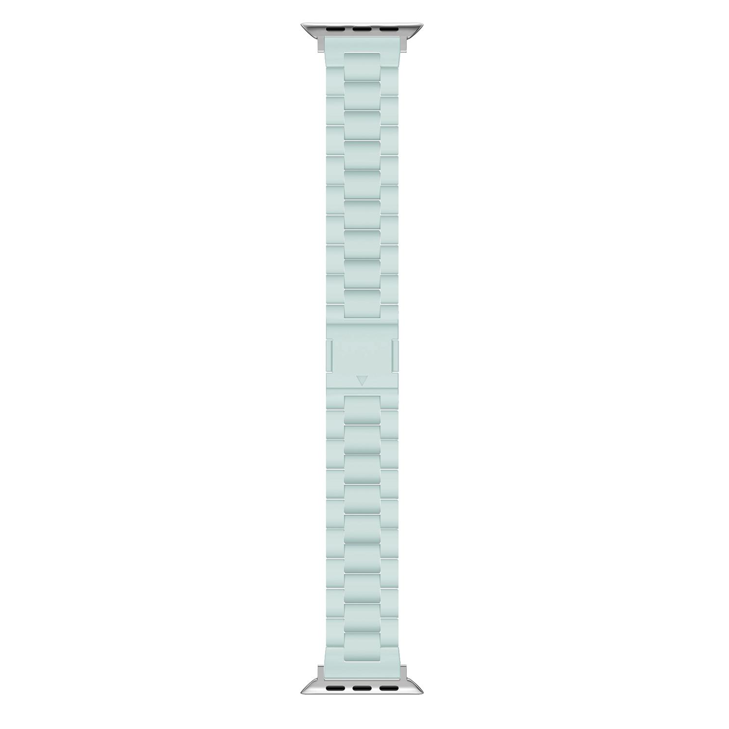 

Watch Band For Apple Watch Series 10 Ultra 9 8 7 SE 6 5 4 3 2 1 46mm 49mm 45mm 44mm 42mm Magnetic Clasp Candy 3-Bead Wrist Strap Light Green