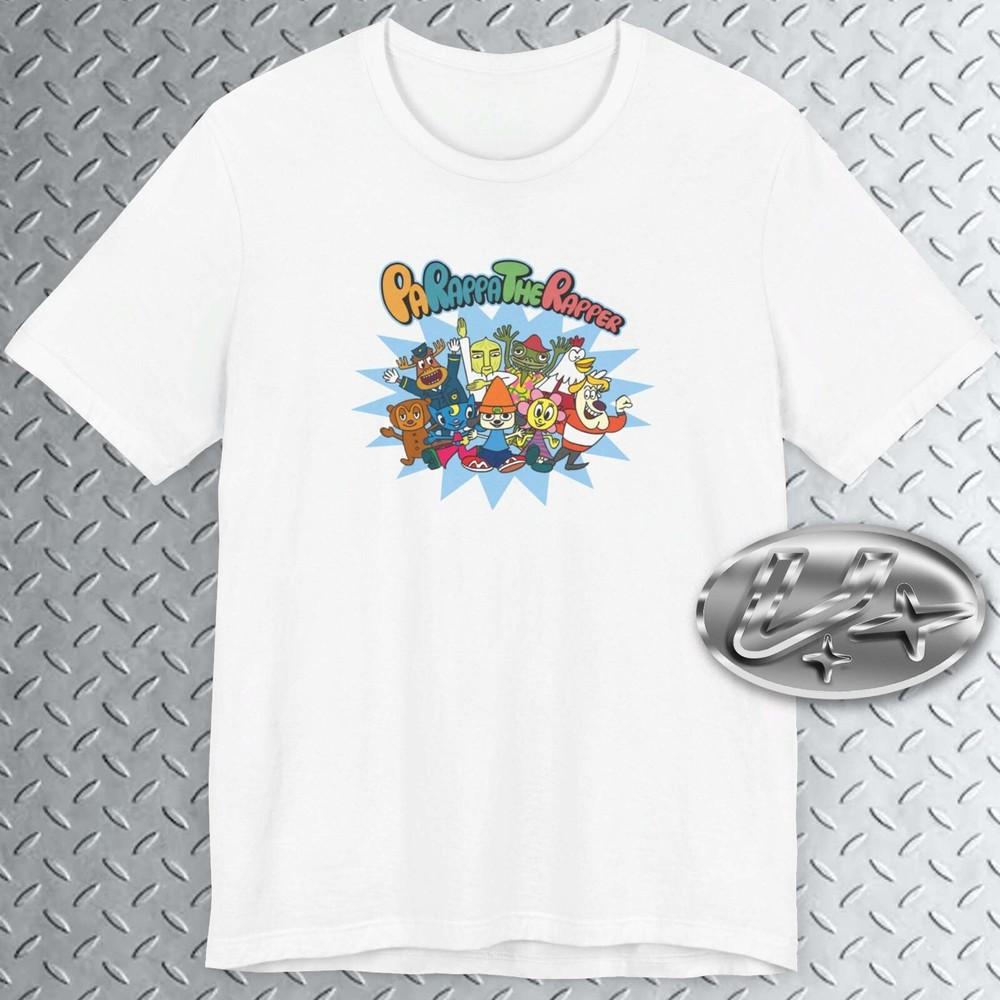 PaRappa the Rapper White Color Shirt Gift For Fan NI926 Unisex T-Shirt M