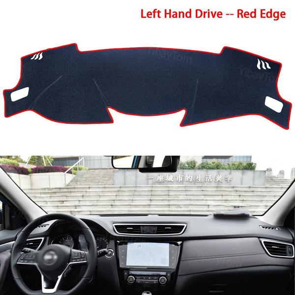 

Противоскользящий чехол для приборной панели для Qashqai J11 2014-2018, защитный коврик, автомобильные аксессуары, солнцезащитный ковер Right Hand Drive красный