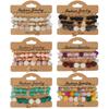 Bohemian Hand Pendant Bracelet Beaded Stretch Bangle Crystal Stone Jewelry