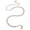 Cd Rhinestone Shape Waist Chain Metal Accessories Dress Waist Chain Decoration