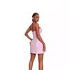 Summer new European and American hot sale sexy mature one-word collar corsage tube top short dress dress