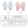 Golf Gloves for Women Lady Girl Professional 1 Pair Pink Blue 2 Colors Fabric Sports Golf Game Ball Tennis Baseball Gift 1 Pair 6