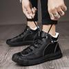 Luxury Outdoor Men's Boots Genuine Leather Casual Shoes Motorcycle Warm Winter Boots for Men Upscale Ankle Shoes High Quality85