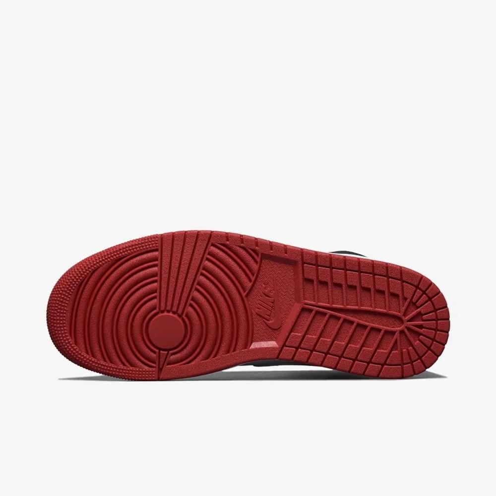 Jordan 1 Mid Gym Rosso Nero Bianco 554724-122