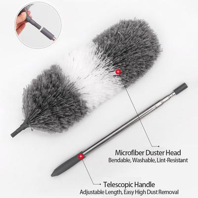Microfiber Extendable Duster Retractable Duster Brush Gap Dust Tools Household Cleaning Tools Dust Brush For Home CCD001