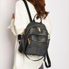 Top Handle Ethnic Style Shoulder Bag Pu Mini Travel Backpack Japanese Women Casual Backpack  Women