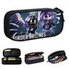 Murder Drones Pencil Case Uzi Doorman Pen Bags Girls Boys Large Storage Students School Zipper Pencil Pouch