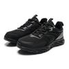 Anta Running Collection Slip Resistant Abrasion Resistant Low top Running Shoes Men's Black Gray 912235527-4