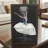 Luxury Art Wooden Tissue Box Elegant Design Napkin Holder Ballet Tissue Box  Desktop Decor