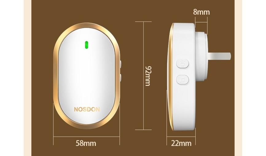 Wireless Doorbell for Long-distance Use At Home, Plug-and-play Doorbell, Elderly Call Device, Multi-purpose Doorbell
