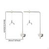 Tank Lamp Holder Aquarium Bracket Easy Installation, Aluminum Alloy Sturdy Light Riser Stand,
