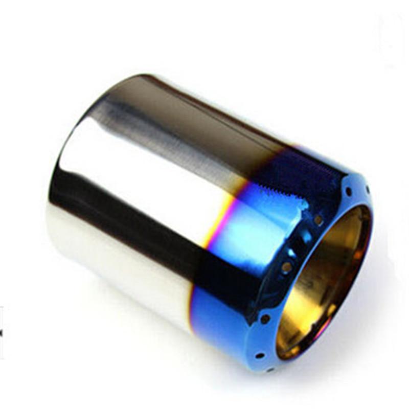 2xNEW STAINLESS STEEL EXHAUST TAIL REAR MUFFLER TIP PIPE COVER For Mazda 3 Axela Mazda 6 Atenza CX-5 CX5 CX-4 CX-30 CX-8 CX-9