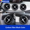 Carbon Fiber Color Center Console Water Cup Frame Decoration Trim For Mercedes Benz GLA X156 CLA C117 A Class W176 RHD LHD