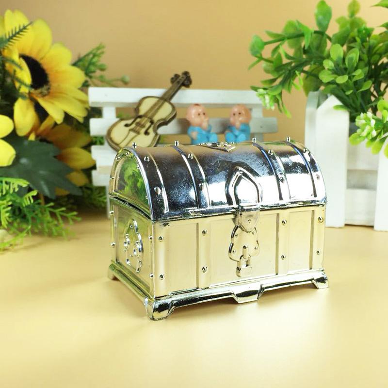 12Pcs/Pack Children's Birthday Baby Shower Supplie Candy Box Wedding Gifts Plastic DIY Party Decorative Treasure Box